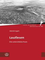 Lautlesen: Eine unterschätzte Praxis