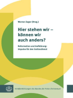 Hier stehen wir – können wir auch anders?: Reformation und Aufklärung: Impulse für den Gottesdienst