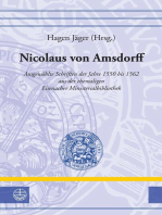 Nicolaus von Amsdorff: Ausgewählte Schriften der Jahre 1550 bis 1562 aus der ehemaligen Eisenacher Ministerialbibliothek