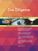Due Diligence A Complete Guide - 2021 Edition