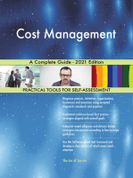 Cost Management A Complete Guide - 2021 Edition