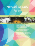 Network Security Policy A Complete Guide - 2021 Edition