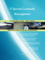 IT Service Continuity Management A Complete Guide - 2021 Edition