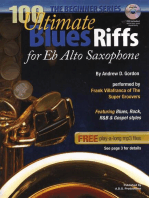 100 Ultimate Blues Riffs For Alto Sax and Eb Instruments Beginner Series: 100 Ultimate Blues Riffs Beginner Series