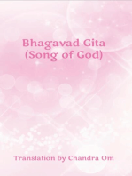 Bhagavad Gita (Song of God): Translation by Chandra Om