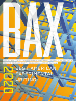 BAX 2020: Best American Experimental Writing