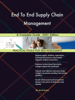 End To End Supply Chain Management A Complete Guide - 2021 Edition