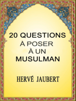 20 Questions à Poser à un Musulman.