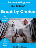 Samenvatting van Jim Collins' Great by Choice