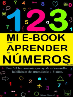 Mi E-Book Para Aprender Los Números Del 0-10: Una Útil Herramienta Que Ayuda A Desarrollar Habilidades De Aprendizaje, 1-5 Años.