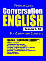 Preston Lee's Conversation English For Cantonese Speakers Lesson 1: 40