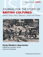 Early Modern Spectacles: Journal for the Study of British Cultures, Vol. 25, No. 2/2018