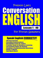 Preston Lee's Conversation English For Finnish Speakers Lesson 1: 40