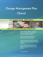 Change Management Plan Clinical A Complete Guide - 2021 Edition