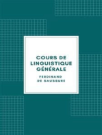 Cours de linguistique générale (Edition Illustrée - 1916)