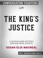 The King's Justice: A Maggie Hope Mystery by Susan Elia MacNeal: Conversation Starters