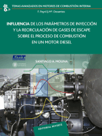Influencia de los parámetros de inyección y la recirculación de gases de escape sobre el proceso de combustión en un motor diésel