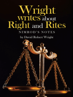 Wright Writes about Right and Rites: Nimrod's Notes