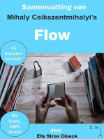 Samenvatting van Mihaly Csikszentmihalyi’s Flow