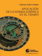 Aplicación de la norma jurídica en el tiempo