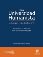 Una universidad humanista: Lecturas para pensar, decidir, servir