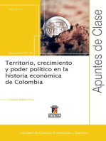 Territorio, crecimiento y poder político en la historia económica de Colombia