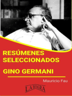 Resúmenes Seleccionados: Gino Germani: RESÚMENES SELECCIONADOS