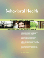 Behavioral Health A Complete Guide - 2021 Edition