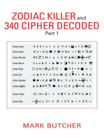 Zodiac Killer and 340 Cipher Decoded: Part 1