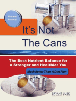 It’s Not the Cans