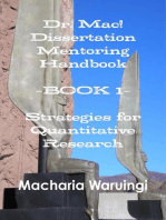 Dr. Mac! Dissertation Mentoring Handbook