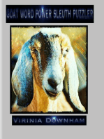 Goat Word Power Sleuth Puzzler