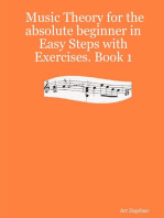 Music Theory for the Absolute Beginner In Easy Steps With Exercises.: Book 1