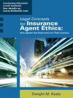 Legal Concepts for Insurance Agent Ethics