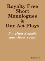 Royalty Free Short Monologues & One Act Plays