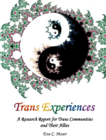 Trans Experiences - A Research Report for Trans Communities and Their Allies