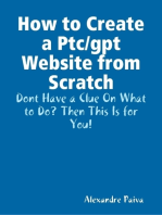 How to Create a Ptc/gpt Website from Scratch