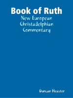 Book of Ruth: New European Christadelphian Commentary