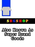 Sbgshop Also Known As Super Brand Goods
