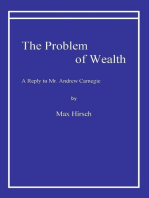 The Problem of Wealth