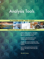 Analysis Tools A Complete Guide - 2021 Edition