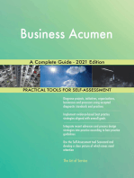 Business Acumen A Complete Guide - 2021 Edition