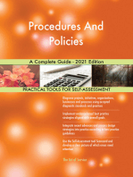 Procedures And Policies A Complete Guide - 2021 Edition