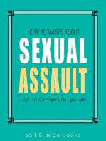 How to Write about Sexual Assault