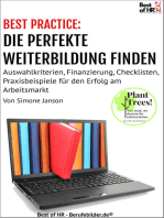 [BEST PRACTICE] Die perfekte Weiterbildung finden: Auswahlkriterien, Finanzierung, Checklisten, Praxisbeispiele für den Erfolg am Arbeitsmarkt