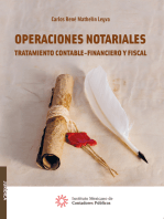 Operaciones notariales: Tratamiento contable-financiero y fiscal