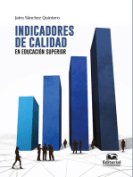 Indicadores de calidad en educación superior