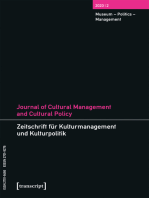 Journal of Cultural Management and Cultural Policy/Zeitschrift für Kulturmanagement und Kulturpolitik: Vol. 6, Issue 2: Museum - Politics - Management