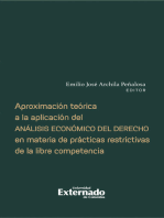 Aproximación teórica a la aplicación del análisis económico del derecho en materia de prácticas restrictivas de la libre competencia