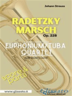 Radetzky Marsch - Euphonium/Tuba Quartet (score & parts)